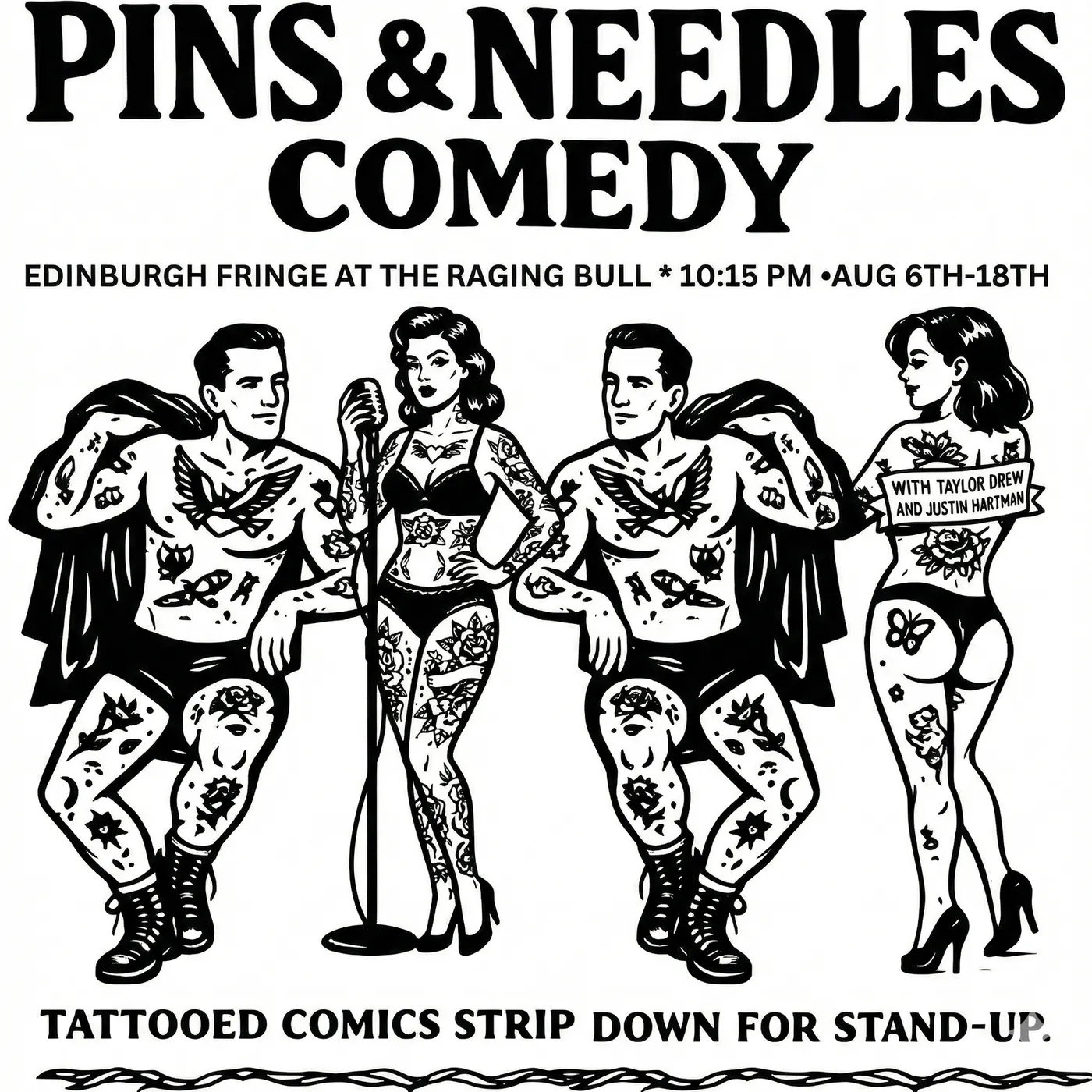 Pins & Needles Comedy Is Looking for Scotland Comedians for Edinburgh Fringe